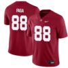 Isaia Faga No 88 Men’s Crimson Alabama Crimson Tide Football Jersey