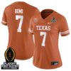 Isaiah Bond No 7 Youth Cfp Texas Longhorns 2025 Home Game Jersey- Replica