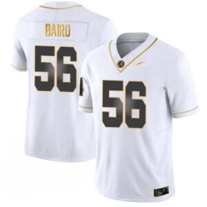 JD Baird No 56 Men’s Alabama Crimson Tide Limited Custom Golden Throwback Jersey