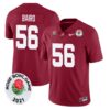 Jd Baird No 56 Men’s Alabama Crimson Tide Vapor College Football Limited Stitched Crimson