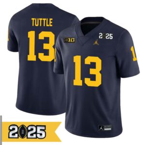 Jack Tuttle Jersey, Jack Tuttle Michigan Wolverines No 13
