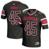 Jacob Hardie No 45 Mens Black Georgia Bulldogs Pick A Player Replica Football Jersey
