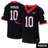 Jaden Rashada No 10 Womans Red Georgia Bulldogs Nil Pick A Player Football Jersey