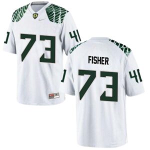 Jake Fisher No 73 Oregon Ducks Men’s Football Limited Away Football Jerseys White