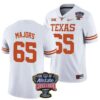 Jake Majors No 65 Texas Longhorns Gold Vapor Limited Black Jersey