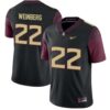 Jake Weinberg No 22 Men’s Florida State Seminoles Throwback Limited Football Jersey- Black