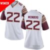 Jake Weinberg No 22 Youth’s Florida State Seminoles Home Game Football Jersey