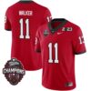Jalon Walker No 11 Mens Georgia Bulldogs Orange Bowl 2023 Tag Jersey