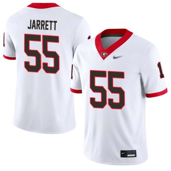 Jamaal Jarrett No 55 Mens White Georgia Bulldogs Nil Pick A Player Football Jersey