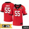 Jamaal Jarrett No 55 Woman Cfp Georgia Bulldogs Playoff First Round 2025 Jersey- Replica