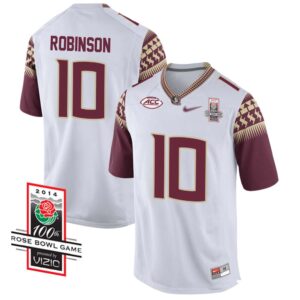 Jammie Robinson No 10 Men’s Florida State Seminoles 2014 Rose Bowl Limited Football Jersey