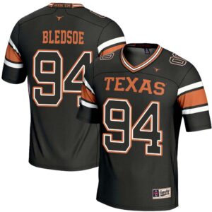 Jaray Bledsoe No 94 Men’s GameDay Greats Black Texas Longhorns NIL Pick-A-Player Football Jersey