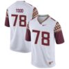 Jayden Todd No 78 Woman’s Florida State Seminoles Home Game Football Jersey