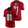 Jeremy Bell No 81 Georgia Bulldogs Mens Ncaa Black 2022 National Championship Decisive Highlights College Football Jersey