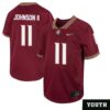 Jermaine Johnson Ii No 11 Youth’s Florida State Seminoles Limited Football Jersey – Black