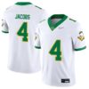 Jestin Jacobs No 4 Men’s Oregon Ducks Cancer White Limited Jersey