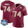 Jonathan Daniels No 74 Men’s Florida State Seminoles 2014 Rose Bowl Limited Football Jersey