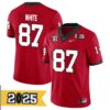 Jordan Washington No 84 Youth Cfp Texas Longhorns Playoff First Round 2025 Jersey- Replica