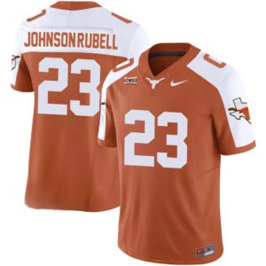 Jordon Johnson-Rubell No 23 Texas Longhorns Vapor Limited Custom Orange Jersey