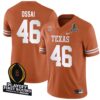 Joseph Ossai No 46 Men Cfp Texas Longhorns 2025 Home Game Jersey- Replica
