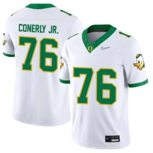 Josh Conerly Jr. No 76 Men’s White Oregon Ducks Alternate Game Jersey
