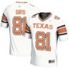 Juan Davis No 81 Men’s Texas Longhorns Mexico Vapor Jersey