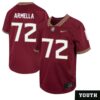Julian Armella No 72 Woman’s White Florida State Seminoles Game Football Jersey