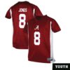 Julio Jones No 8 Woman’s White Alabama Crimson Tide Custom Game Football Jersey