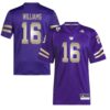 Justice Williams No 16 Men’s Purple Washington Huskies Team Premier Football Jersey
