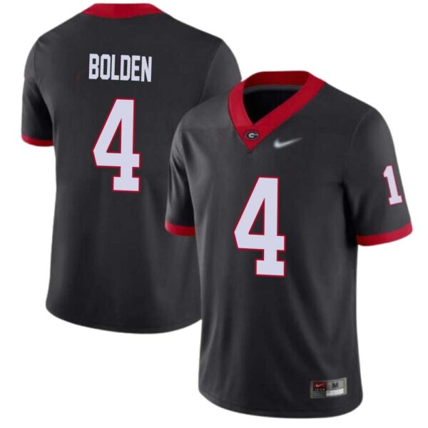 Kj Bolden No 4 Mens Black Georgia Bulldogs Pick A Player Replica Football Jersey