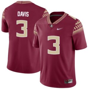 Kam Davis Jersey Kam Davis Florida State No 3