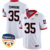 Kavon Townsend No 35 Mens Georgia Bulldogs Back To Back National Champions 2023 Limited Jersey