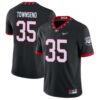 Kavon Townsend No 35 Mens Georgia Bulldogs Black Gold Player Custom Limited Jersey