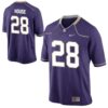 Khmori House No 28 Men’s Washington Huskies Black & Gold Premier Football Jersey