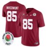 Lane Whisenhunt No 85 Men’s Alabama Crimson Tide Limited Custom Red Golden Jersey