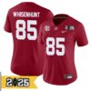 Lane Whisenhunt No 85 Youth Cfp Alabama Crimson Tide 2025 Home Game Jersey- Replica