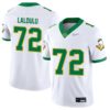 Lapani Laloulu No 72 Men’S White Alumni Oregon Ducks Game Jersey