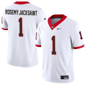 Marcus Rosemy Jacksaint No 1 Mens White Georgia Bulldogs NIL Pick A Player Football Jersey