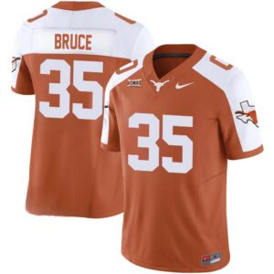 McCoy Bruce No 35 Texas Longhorns Vapor Limited Custom Orange Jersey