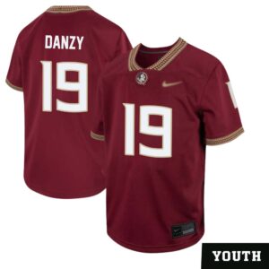 Micahi Danzy No 19 Youth’s Florida State Seminoles Home Game Football Jersey