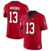 Michael Jackson Iii No 13 Mens Red Georgia Bulldogs 2022 Sec & National Championship Jersey