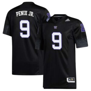 Michael Penix Jr. No 9 Men’s Black Washington Huskies Premier Strategy Football Jersey