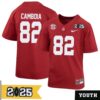 Miles Mcvay No 58 Men Cfp Alabama Crimson Tide 2025 Home Game Jersey- Replica