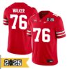 Miles Lockhart No 13 Youth Cfp Ohio State Buckeyes Playoff First Round 2025 Jersey- Replica