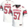 Monroe Freeling No 57 Mens Georgia Bulldogs 2021 National Champions Golden Jersey – Black