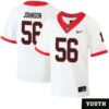 Nasir Johnson No 56 Youths Red Georgia Bulldogs Nil Pick A Player Football Jersey