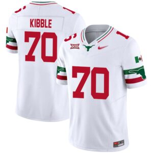 Nate Kibble No 70 Men’s Texas Longhorns Mexico Vapor Jersey