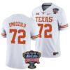 Neto Umeozulu No 72 Texas Longhorns Gold Vapor Limited Black Jersey