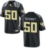 Nick Duzansky No 50 University Of Oregon Youth’S Football Game Stitched Jerseys Gold