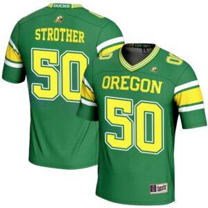 Nishad Strother No 50 Men’s GameDay Green NDSU Bison Endzone Football Jersey